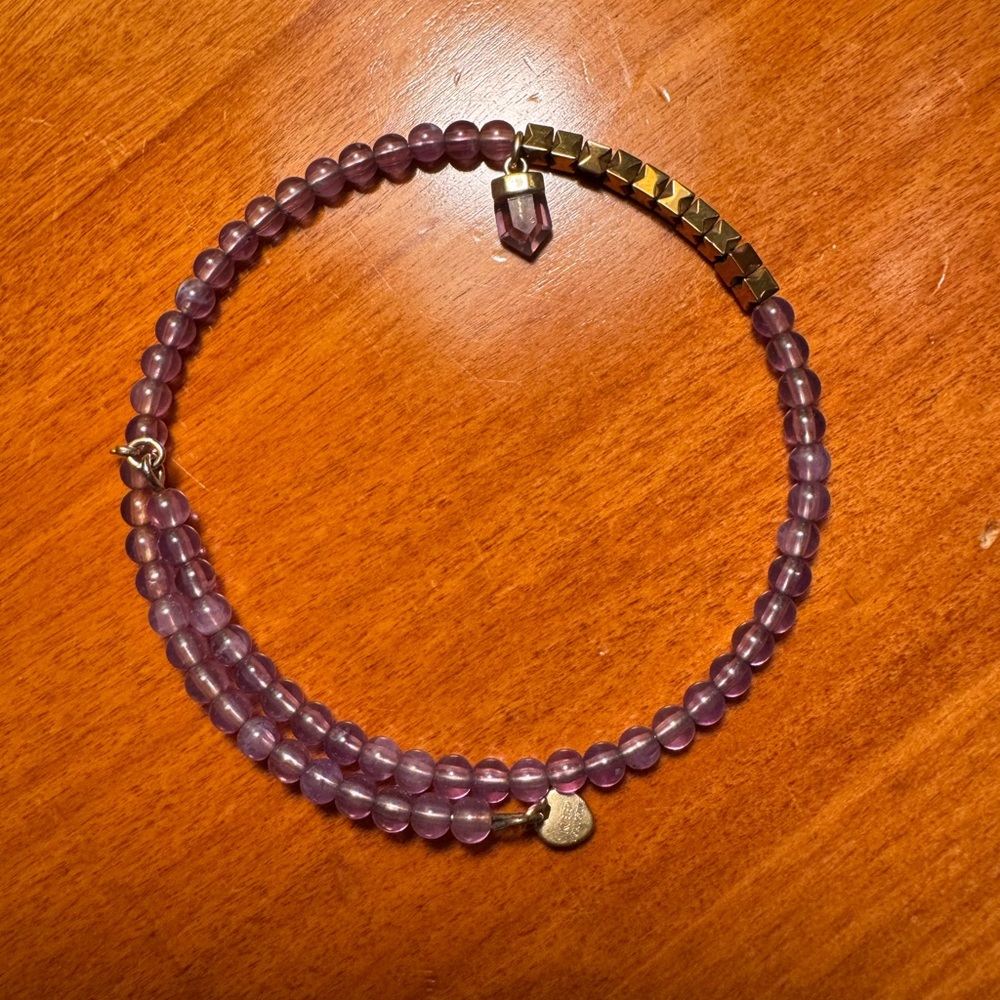 Keep collective amethyst wrap bracelet